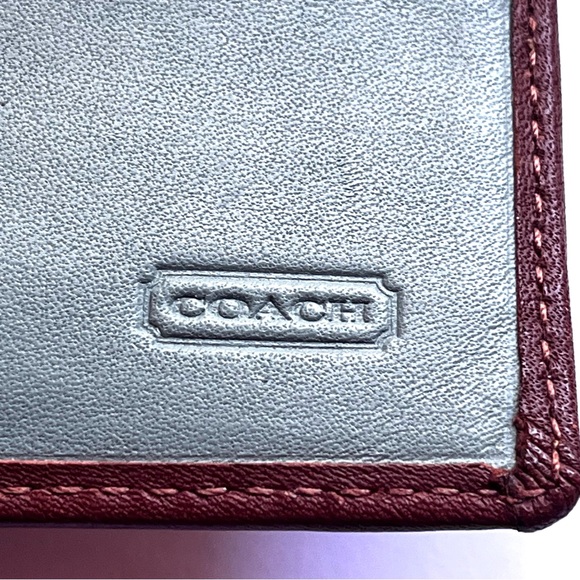 Coach Vintage Brown Leather Trifold Ladies Wallet - Picture 6 of 7